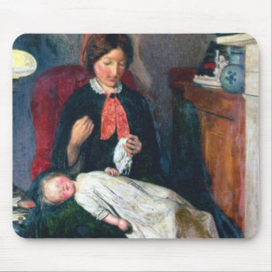 An English Fireside of 1854-5 Mouse Pad