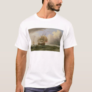 An English Ship Close-hauled in a Strong Breeze T-Shirt