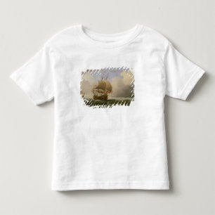 An English Ship Close-hauled in a Strong Breeze Toddler T-Shirt