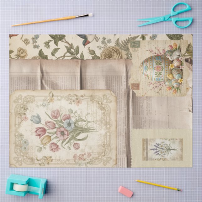An Ephemera Easter Series Design #18 Tissue Paper (Craft)