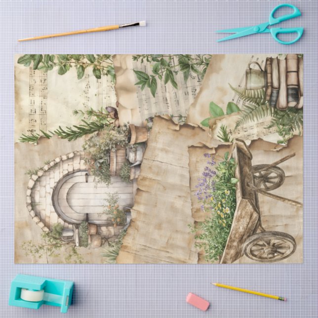 An Ephemera Easter Series Design #25 Tissue Paper (Craft)