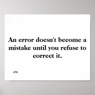 An Error Poster