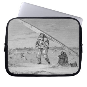 An Eskimaux of Igloolik, wearing a bird-skin jacke Laptop Sleeve