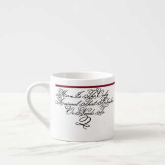 An Espresso Cup - A Quote of Twain