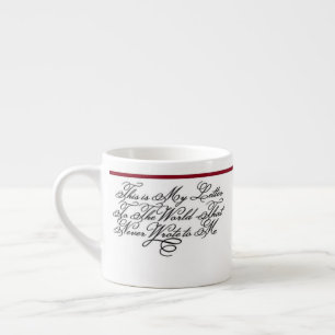 An Espresso Mug - Quote of Emily Dickinson