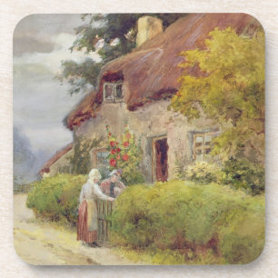 An evening gossip coaster