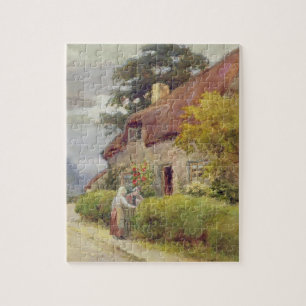 An evening gossip jigsaw puzzle