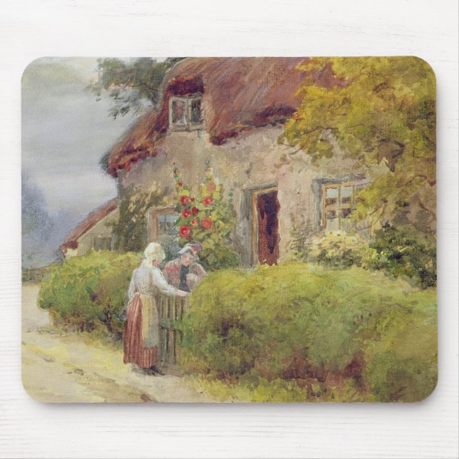 An evening gossip mouse pad (Front)