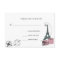An Evening In Paris Custom Background RSVP card