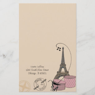 An Evening In Paris Customisable Stationery