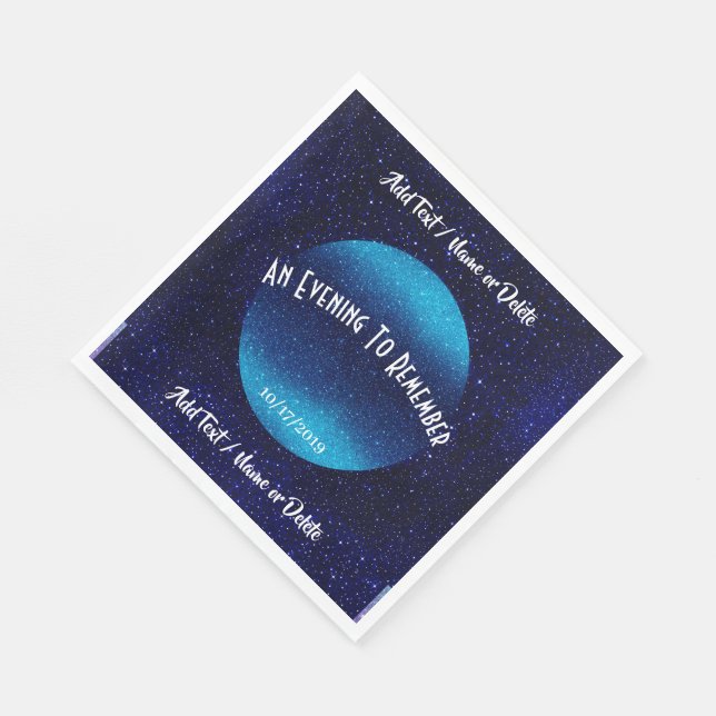 An Evening to Remember Napkin (Corner)