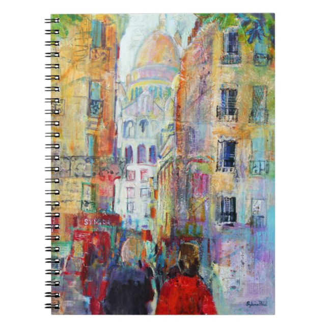 An Evening Walk to Sacre Coeur Notebook (Front)