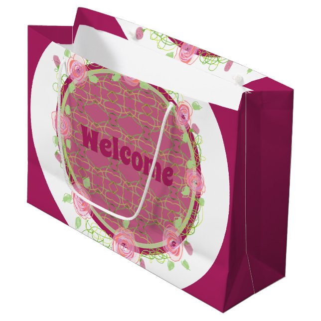 An Event Paper Welcome Gift Bag (Front Angled)