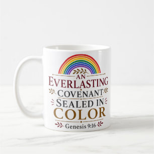 An Everlasting Covenant Sealed In Colour Biblical Coffee Mug