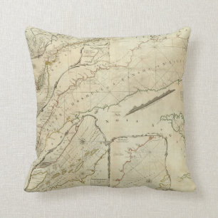 An Exact Chart of the River St Lawrence Cushion