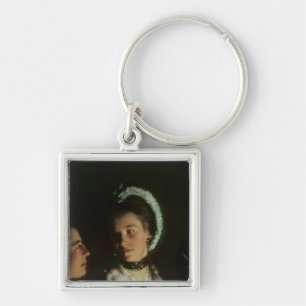 An Experiment on a Bird in the Air Pump, 1768 Key Ring