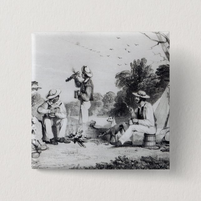 An exploring party 15 cm square badge (Front)