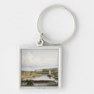 An Extensive River Landscape with a View of the Ch Key Ring