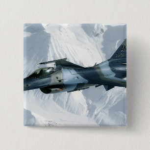 An F-16 Aggressor 15 Cm Square Badge