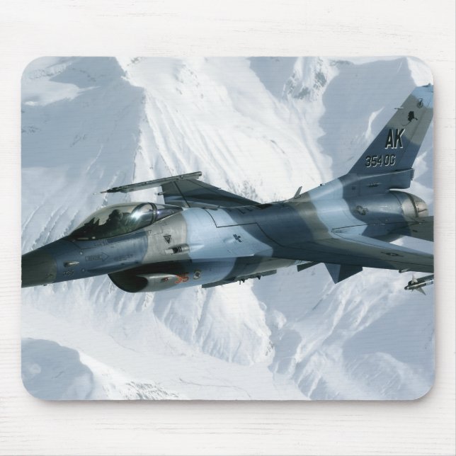 An F-16 Aggressor Mouse Pad (Front)