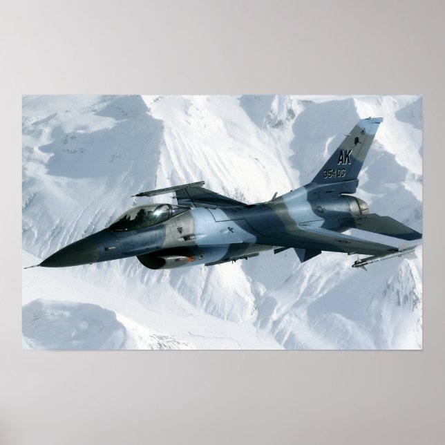 An F-16 Aggressor Poster (Front)