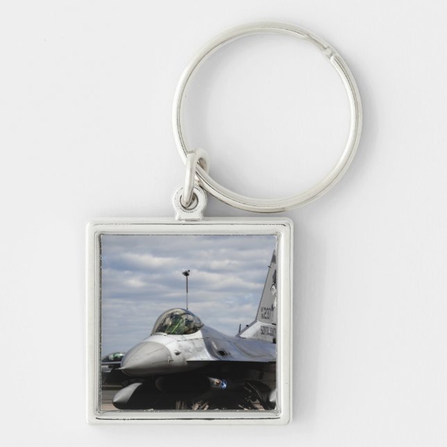 An F-16 Fighting Falcon Key Ring (Front)