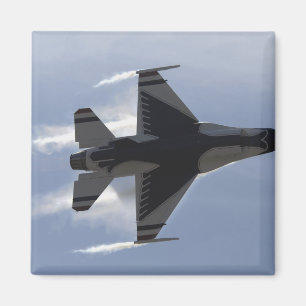 An F-16 Fighting Falcon pulls high G's Magnet