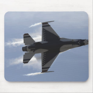 An F-16 Fighting Falcon pulls high G's Mouse Pad