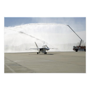 An F-18 aircraft Photo Print