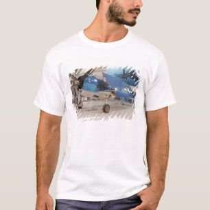 An F-6F Hellcat World War II fighter plane at T-Shirt