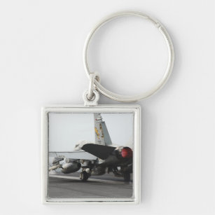 An F/A-18C Hornet launches from the flight deck 2 Key Ring