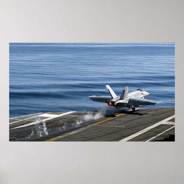 An F/A-18E Super Hornet Poster (Front)