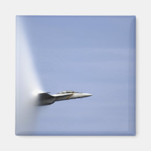 An F/A-18E Super Hornet reaches the speed of so Magnet