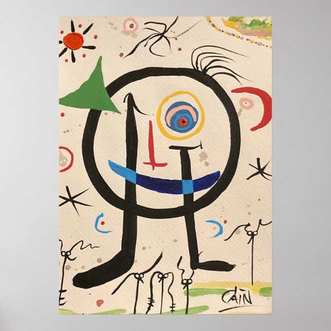 AN HOMAGE TO MIRO POSTER (Front)