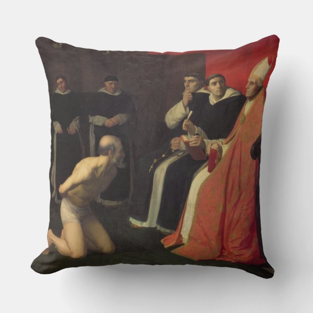 An Honourable Penitent, c.1868 Cushion (Front)