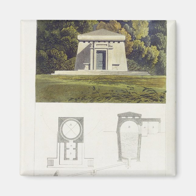 An Ice House, from Ackermann's 'Repository of Arts Magnet (Front)