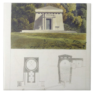 An Ice House, from Ackermann's 'Repository of Arts Tile