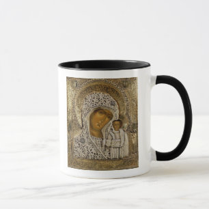 An icon showing the Virgin of Kazan Mug