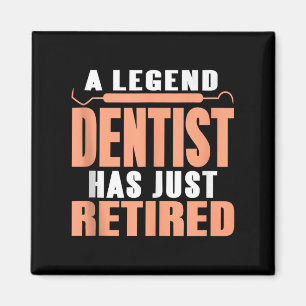 An Iconic Dentist Has Just Retired Quote Tank Top  Magnet