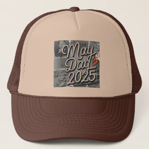 An illustration May day 2025 Hat