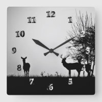 An image of some deer in the morning mist