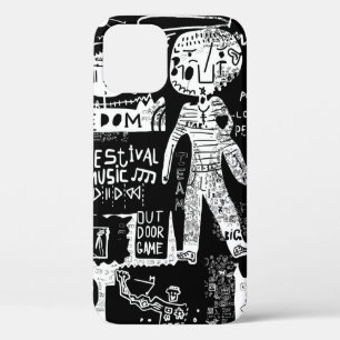 An image that includes a plurality of symbols.stre iPhone 12 case