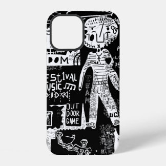 An image that includes a plurality of symbols.stre iPhone 12 case