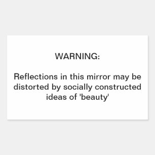 An important reminder rectangular sticker