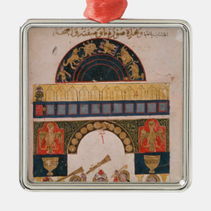 An Indian astrological chart Metal Tree Decoration