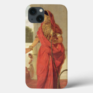 An Indian Dancing Girl with a Hookah, 1772 (oil on iPhone 13 Case