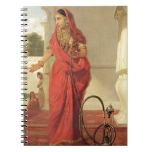 An Indian Dancing Girl with a Hookah, 1772 (oil on Notebook