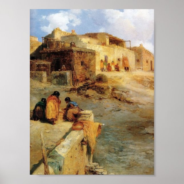 An Indian Pueblo Laguna New Mexico - 1906 Poster (Front)