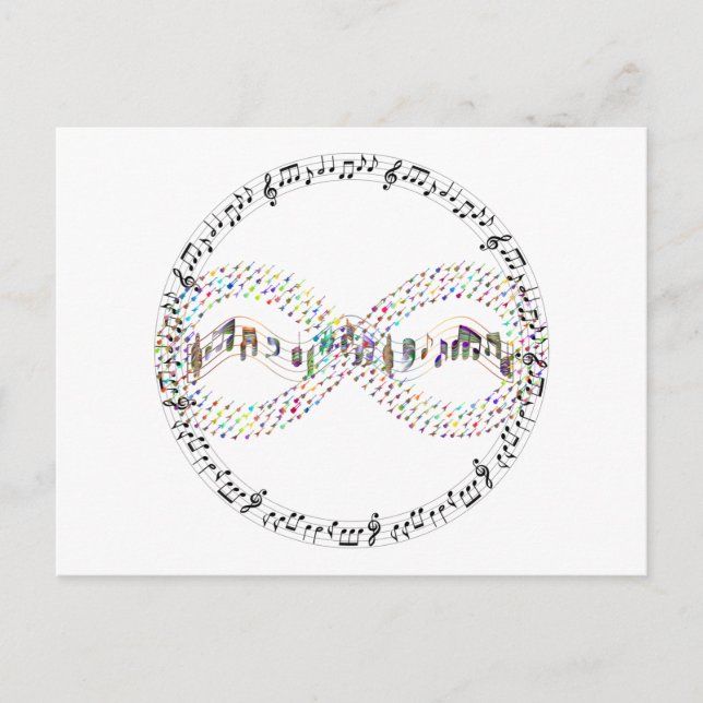 An Infinity of Music Postcard (Front)