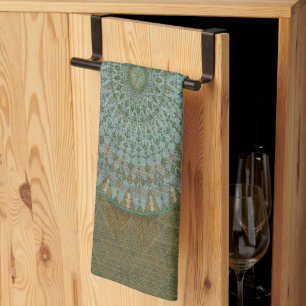 An initiation of the mass circle tea towel